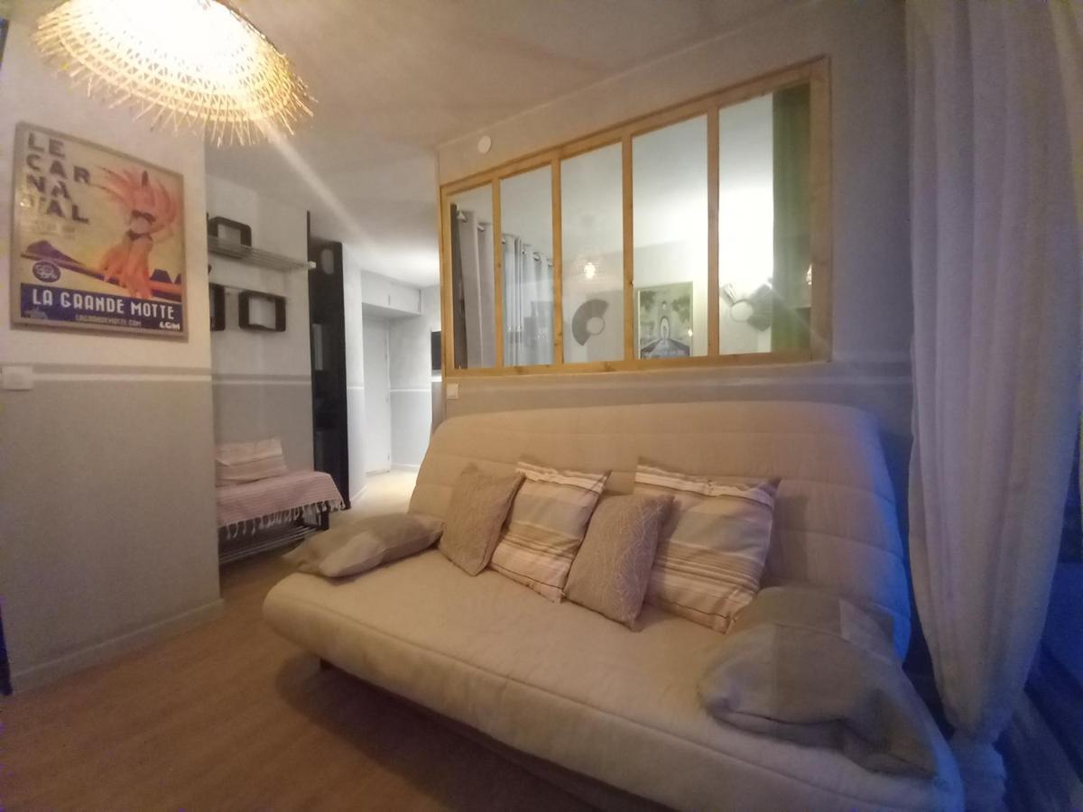 Appartamento Rose Cote Mer Studio Et Garage, Entree Autonome La Grande-Motte Esterno foto
